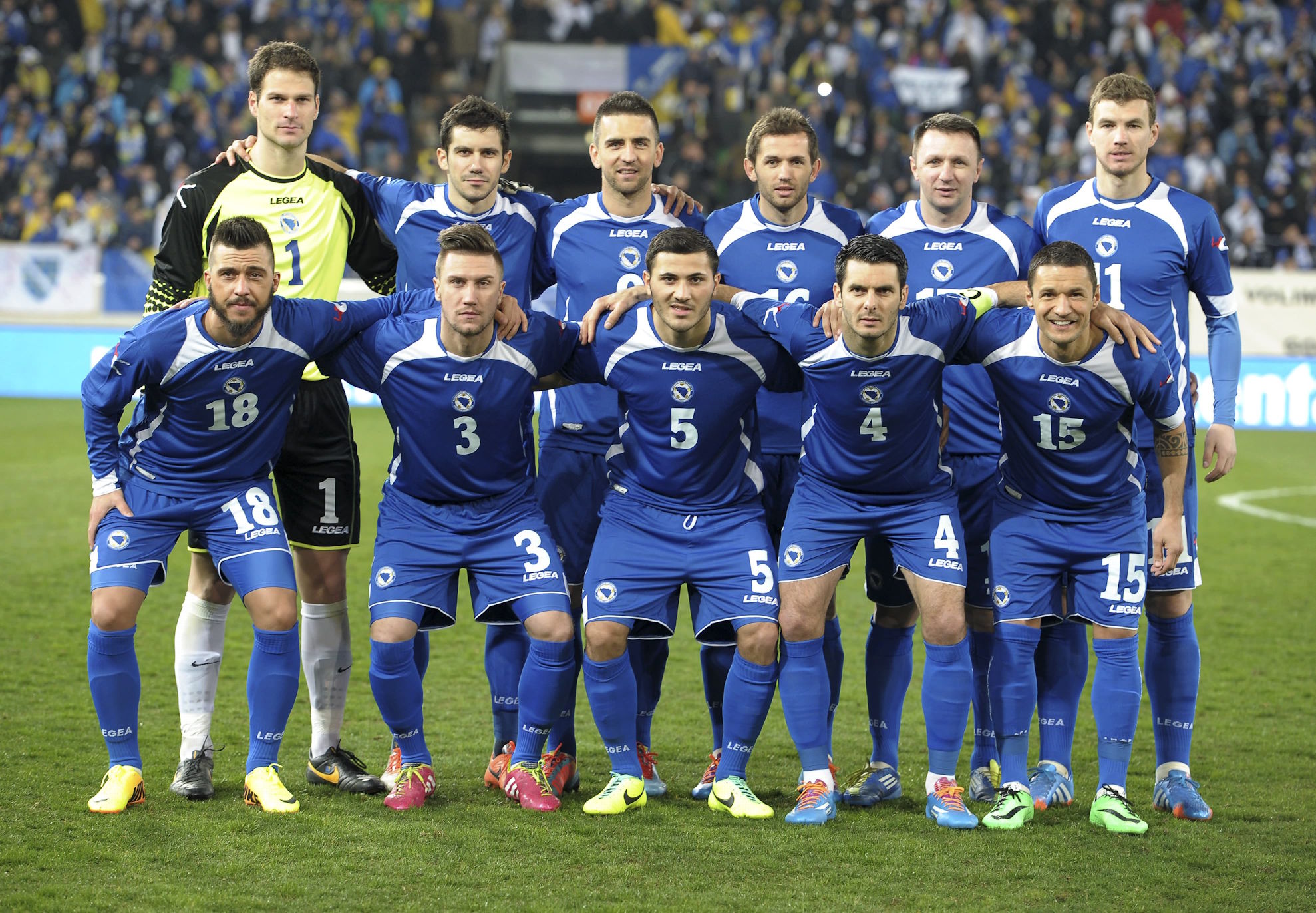 team photo for Bosnia-Herzegovina